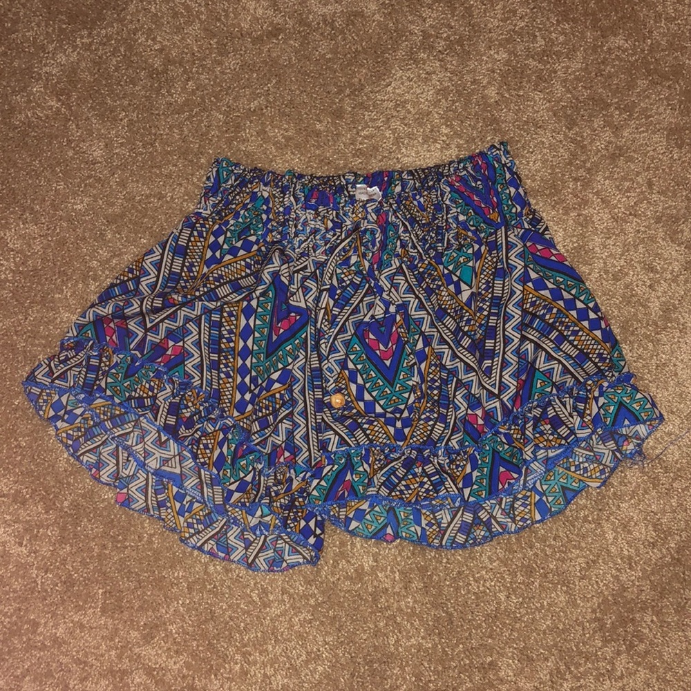 Boutique Original Tribal Print Shorts